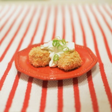 These easy-to-make bite-sized Buffalo Chicken Croquettes are an ideal dish for everyone from fussy foodies to cost-conscious vacationers on the go. Baking the croquettes in the oven is a healthier alternative to frying. One bite will leave you looking for another. If you are looking for a game changer on game day, look no further!
