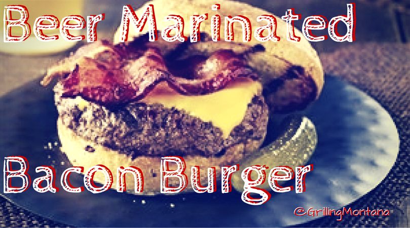Maple Bacon Beer Burger Perfect For The Grill