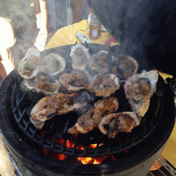 Big Green Egg Grilled Oysters- Best ever!
