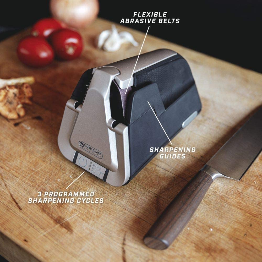 Work Sharp E5 Knife Sharpener is perfect for the grilling foodie
