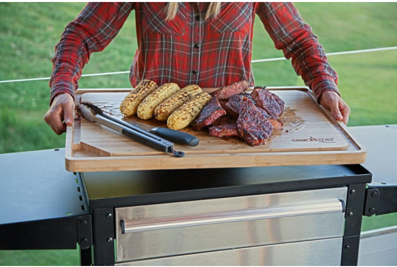 Camp Chef Patio Cart with Cutting Board