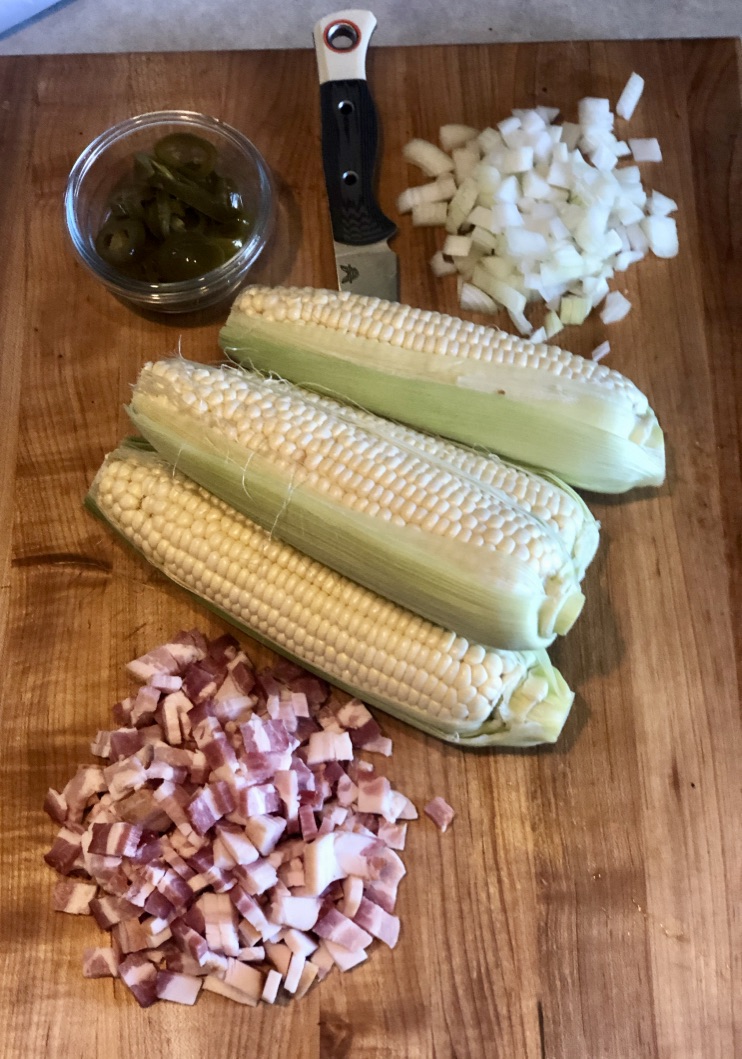 ingredients for Spicy-Sweet Street Corn