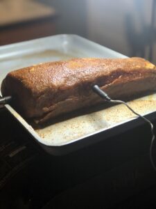 beef tenderloin in salted dry brine