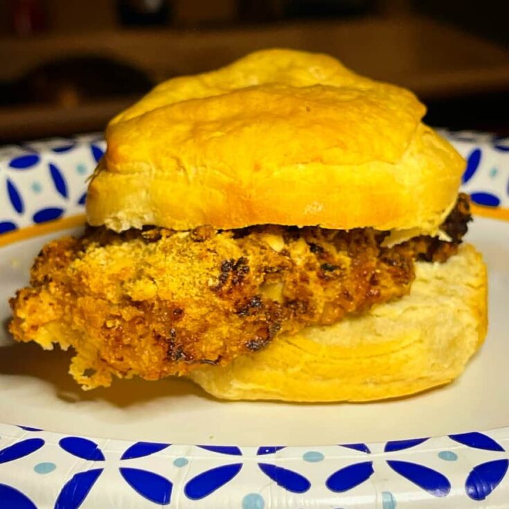 Pretzel Crusted Chicken Sandwich
