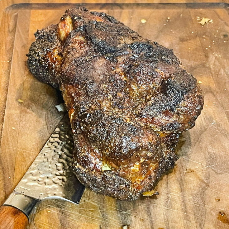 How long do i cook a boneless pork shoulder roast Ninja Foodi Grill Recipe Boneless Pork Shoulder Grilling Montana