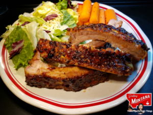air fryer baby back ribs on plate