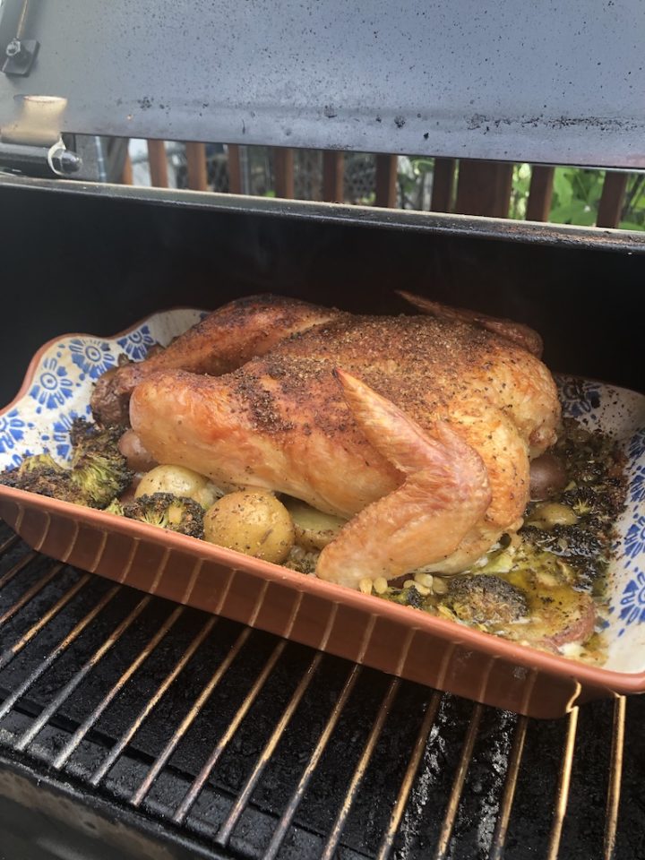 Smoked Whole Chicken on a Pellet Grill Grilling Montana