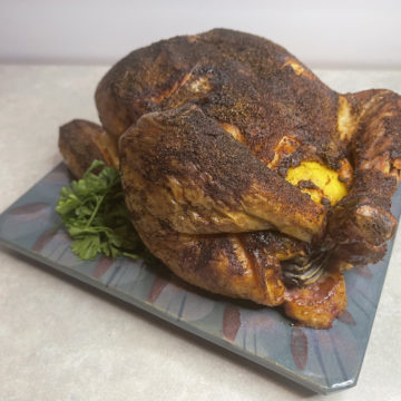 whole smoked chicken