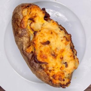 twice baked potato cooked