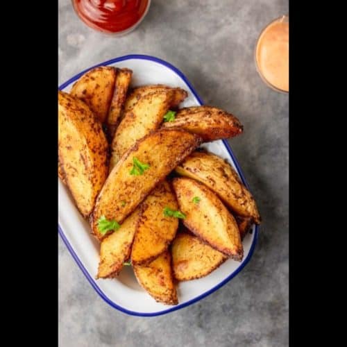 Ninja Foodi Air Fryer Fried Potatoes - Air Fryer Za'atar Potatoes