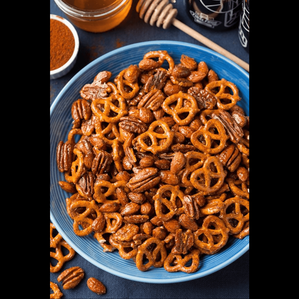 spicy-air-fryer-party-mix-ninja-foodi-grill-grilling-montana