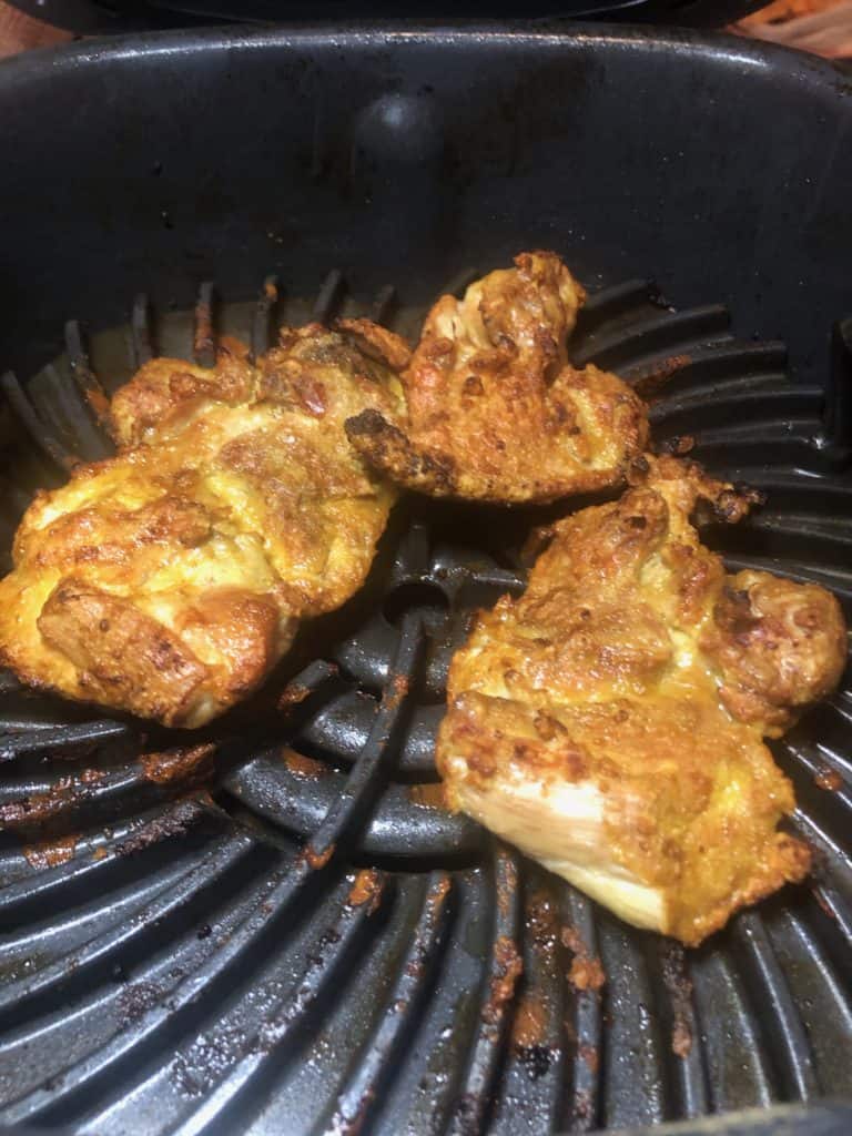chicken thighs in foodi grill