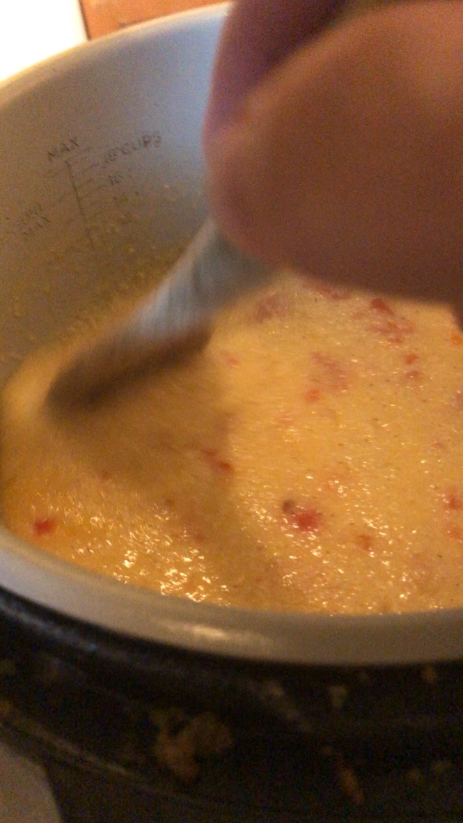 Cheesy Shrimp and Grits Recipe in the Ninja Foodi Grilling Montana